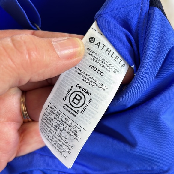 New Athleta tankini top! 40D/DD - Picture 5 of 5